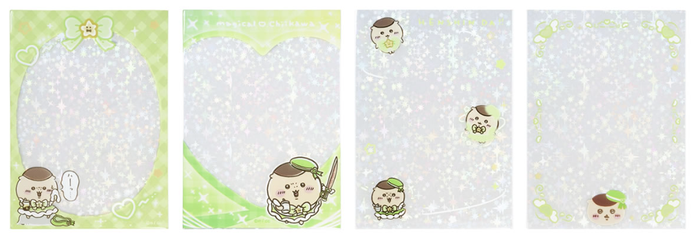 [Pre-order] "Chiikawa" Magical Chiikawa Bad Version Mini Photo Size Blink Blink Clear Sleeve - Kurimanju